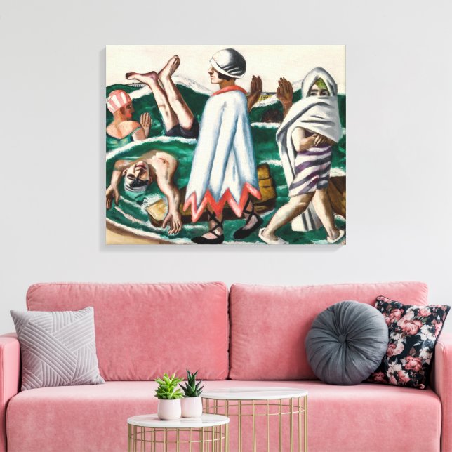 Lido | Max Beckmann | Canvas Print (Insitu(LivingRoom))