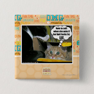 LIE 15 CM SQUARE BADGE