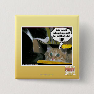 LIE 15 CM SQUARE BADGE