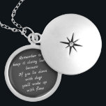 Lie down with dogs, wake up with fleas locket necklace<br><div class="desc">Lie down with dogs,  wake up with fleas light humour sarcastic quote for fun!</div>