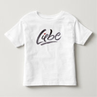 Liebe Love Hertz Heart Brush Lettering Calligraphy
