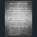 Lieber guter Weihnachtsmann<br><div class="desc">Witzige Grüße und Wünsche an den Weihnachtsmann,  vor einem Kreidetafel Hintergrund. Rückseite ist mit weißer Liniatur versehen.</div>