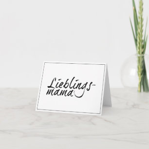 Lieblingsmama Card