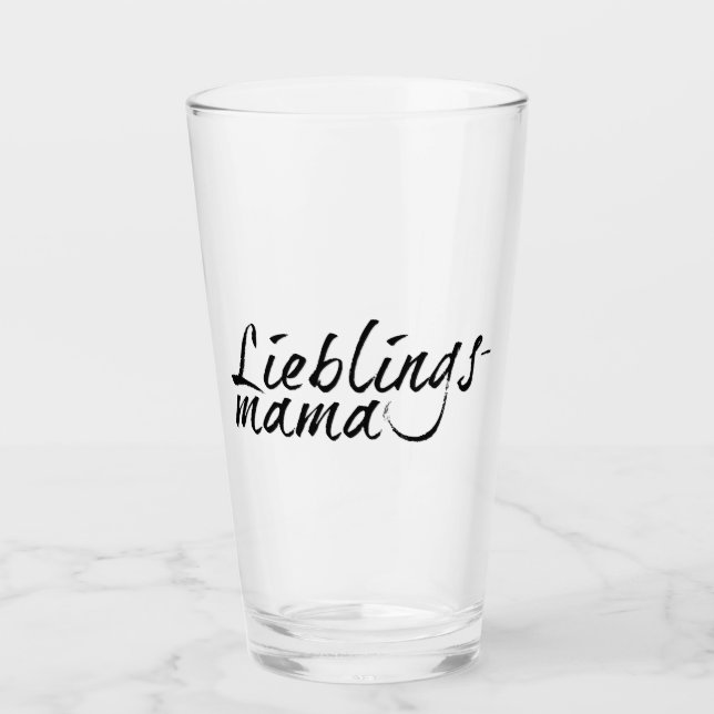Lieblingsmama Glass (Front)