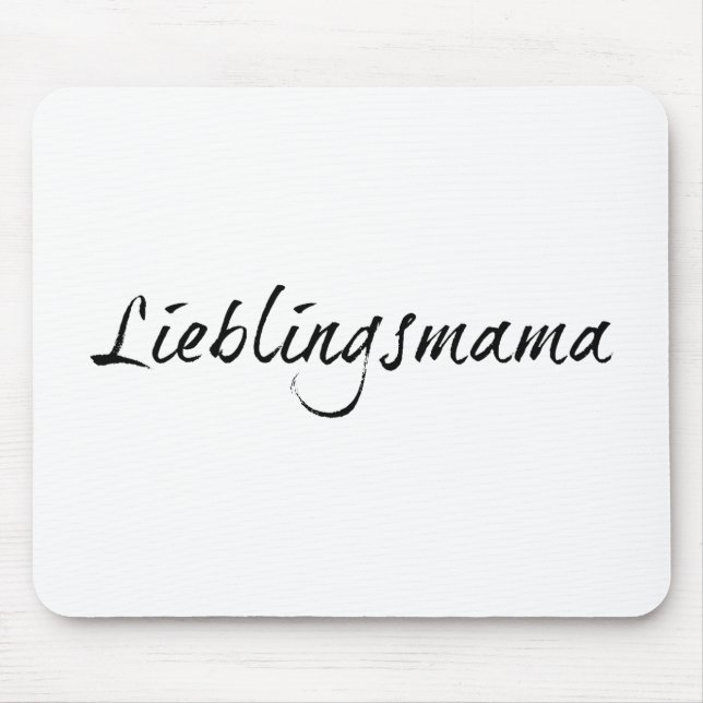 Lieblingsmama Mouse Pad (Front)