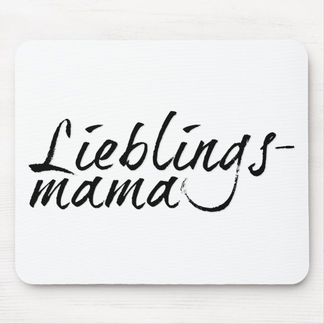 Lieblingsmama Mouse Pad (Front)