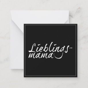 Lieblingsmama - weiß 00001 card
