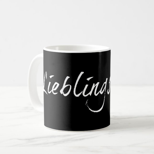 Lieblingsmama - weiß 00001 coffee mug (Front Left)