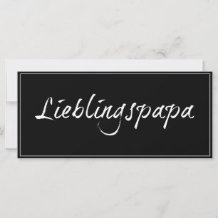 Lieblingspapa - weißer Schriftzug 00001