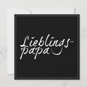 Lieblingspapa - weißer Schriftzug 00001