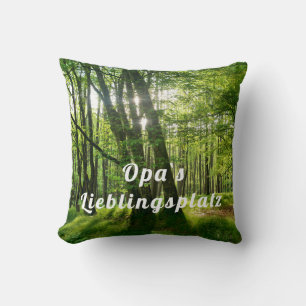 Lieblingsplatz im Wald Cushion