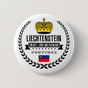 Liechtenstein 6 Cm Round Badge