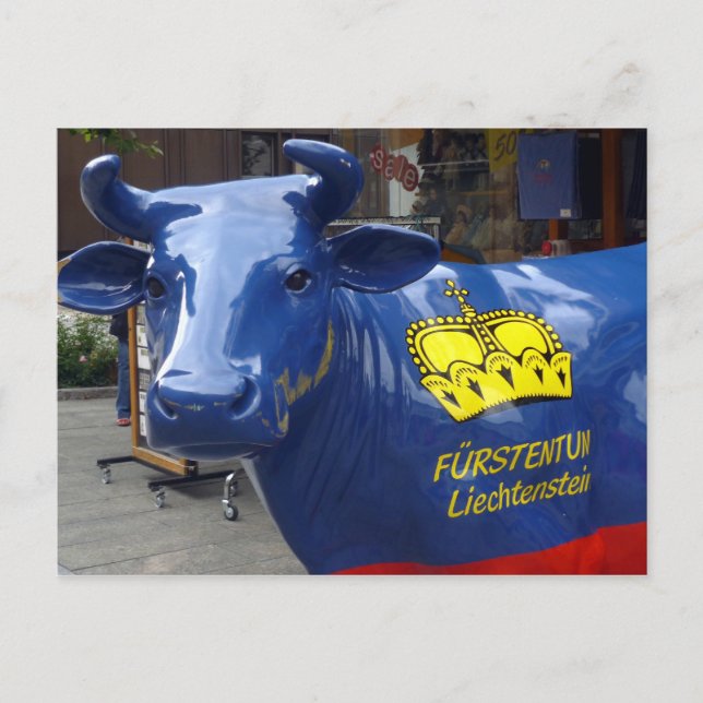 liechtenstein bull postcard (Front)