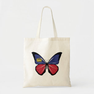 Liechtenstein Butterfly Flag Tote Bag
