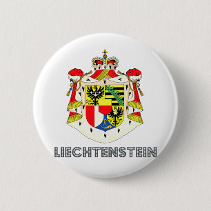 Liechtenstein Coat of Arms 6 Cm Round Badge