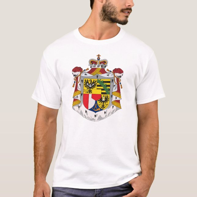 Liechtenstein Coat of Arms T-shirt (Front)