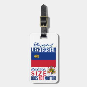 Liechtenstein custom luggage tag