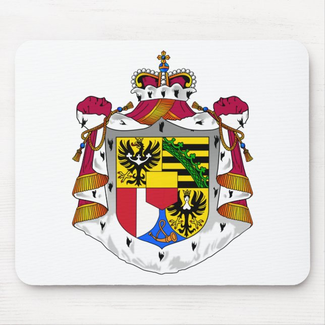 liechtenstein emblem mouse pad (Front)
