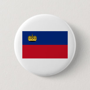 Liechtenstein Flag 6 Cm Round Badge