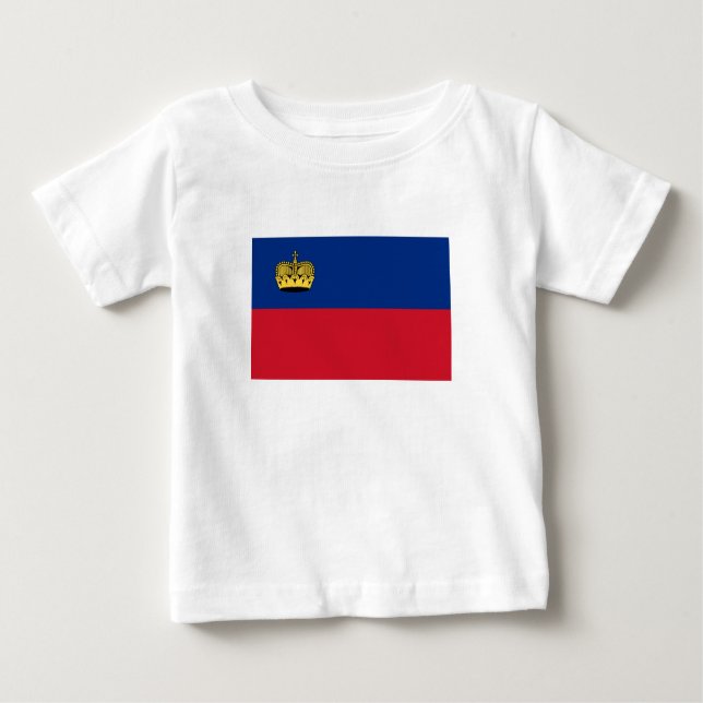 Liechtenstein Flag Baby T-Shirt (Front)