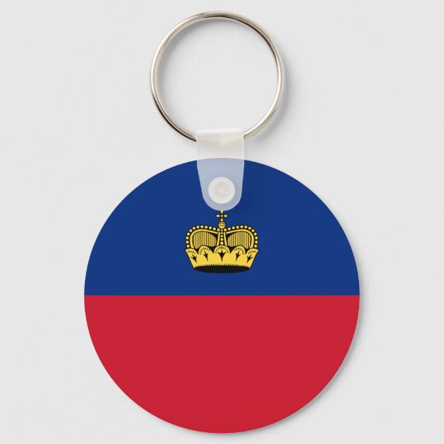 Liechtenstein Flag Key Ring (Front)