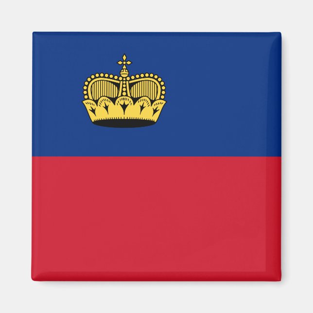 Liechtenstein Flag Magnet (Front)