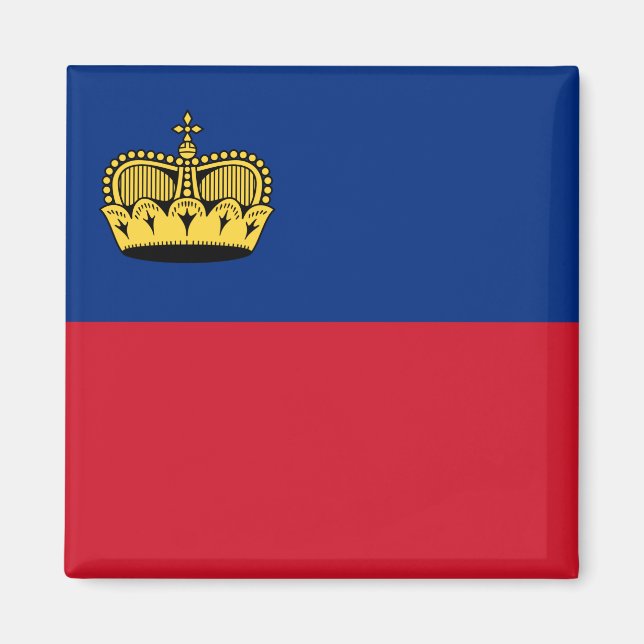 Liechtenstein Flag Magnet (Front)