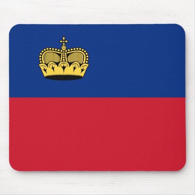 Liechtenstein Flag Mouse Pad (Front)