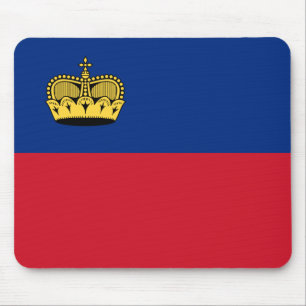 Liechtenstein Flag Mouse Pad