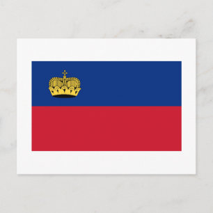 Liechtenstein Flag Postcard