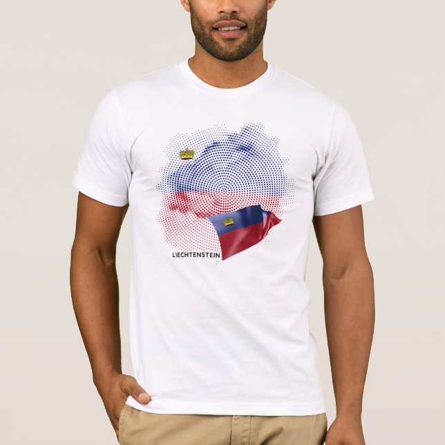 Liechtenstein flag T-Shirt (Front)