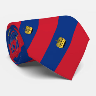 Liechtenstein Flag Tie