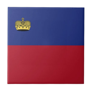 Liechtenstein flag tile