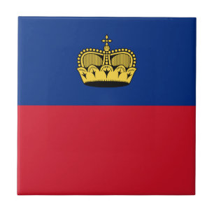 Liechtenstein Flag Tile
