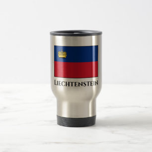 Liechtenstein Flag Travel Mug