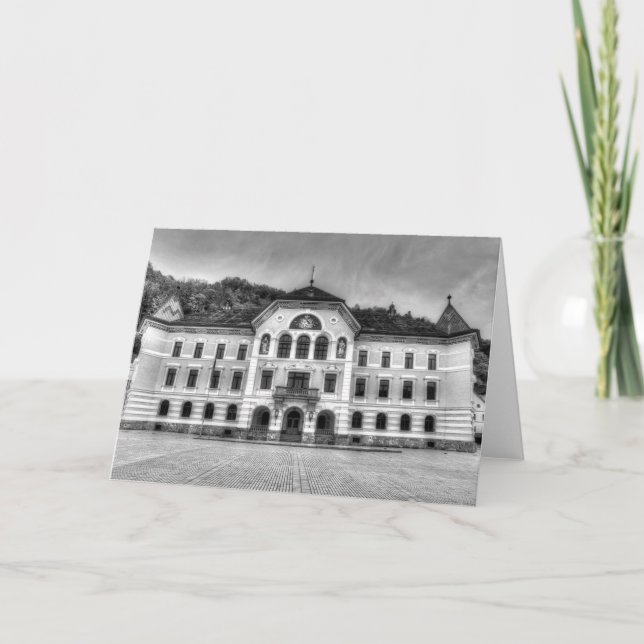  Liechtenstein Government House                    Card (Front)