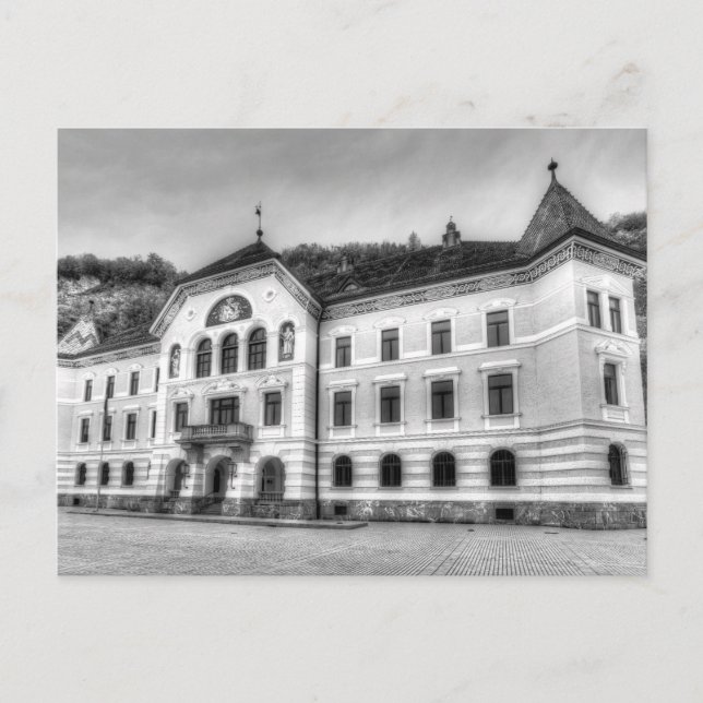  Liechtenstein Government House  Postcard (Front)