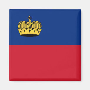 Liechtenstein, Libya flag Magnet
