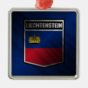 Liechtenstein Metal Tree Decoration