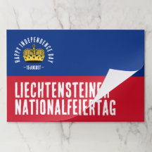 Liechtenstein National Day Flag