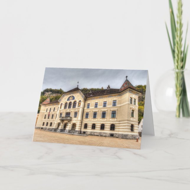 Liechtenstein Parliament Card (Front)