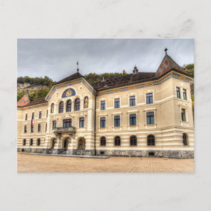 Liechtenstein Parliament Holiday Postcard