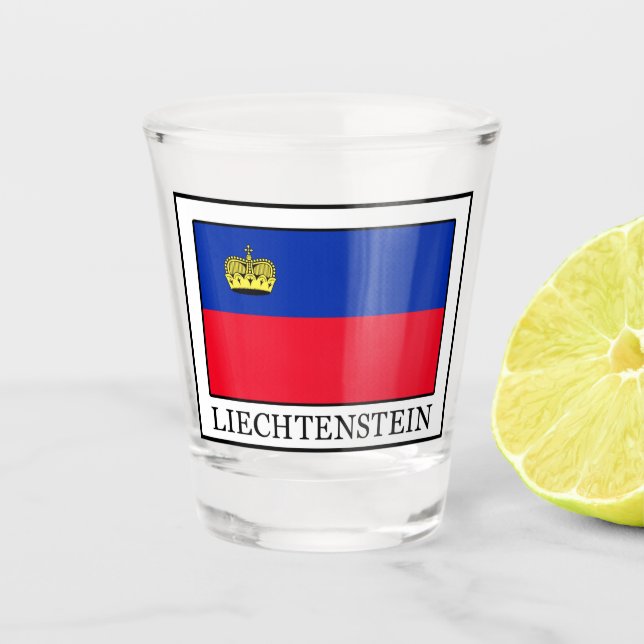 Liechtenstein Shot Glass (Front)