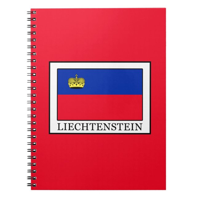 Liechtenstein Spiral Notebook (Front)