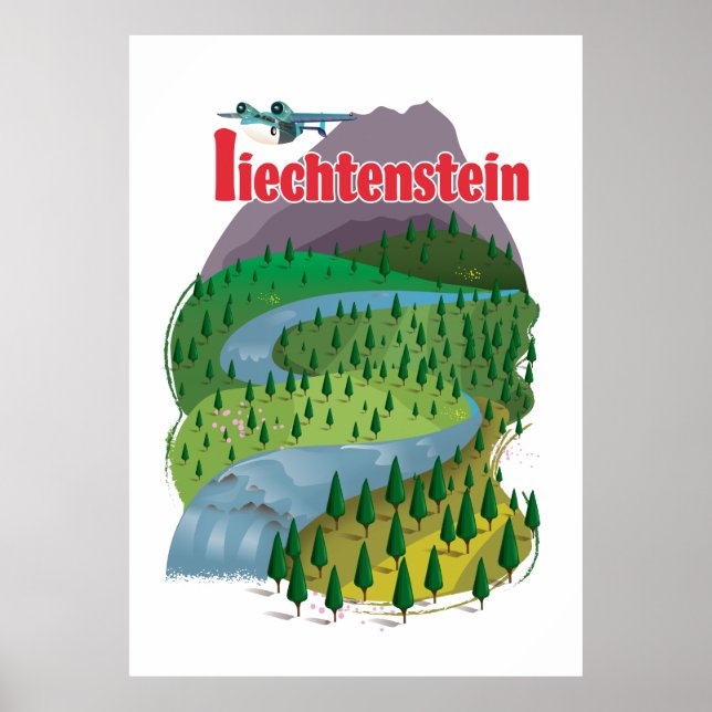 liechtenstein Travel poster (Front)