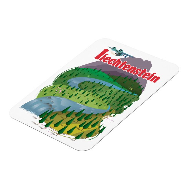 liechtenstein Travel poster Magnet (Left Side)