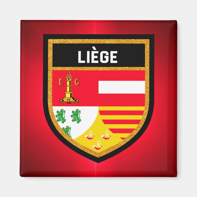 Liège Flag Magnet (Front)