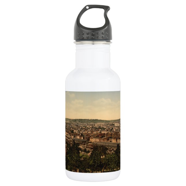 Liège from the North II, Belgium 532 Ml Water Bottle (Front)