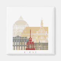 Liege skyline poster