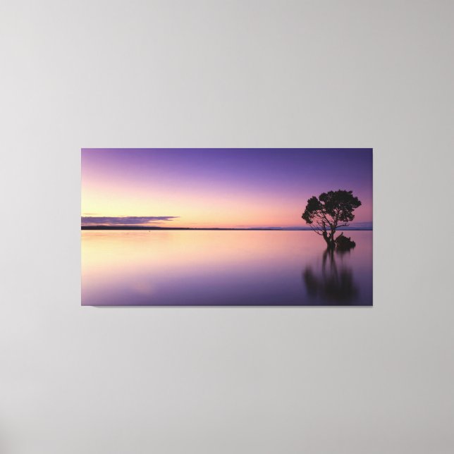 Lienzo Triptico Natural Landscape Lake Canvas Print (Front)